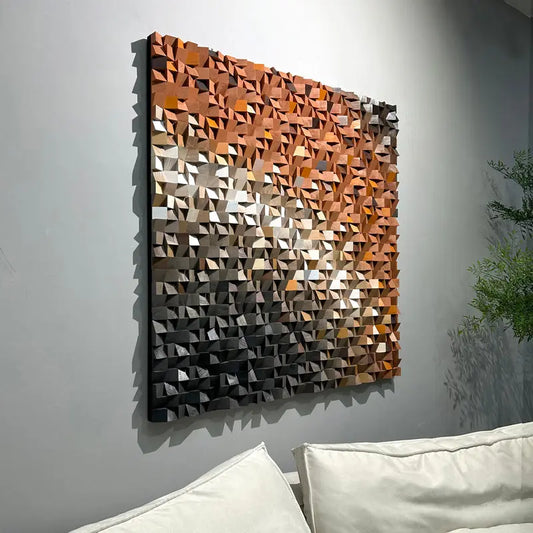 Wood Wall Art | square format 005 Artmeto Wood wall art