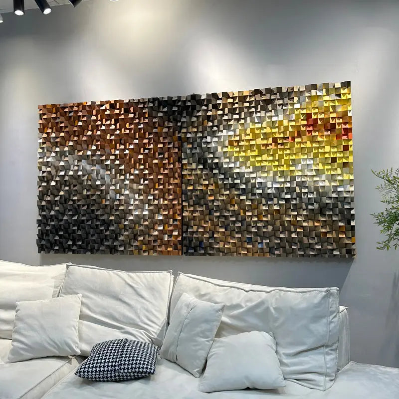 Wood Wall Art | square format 005 Artmeto Wood wall art