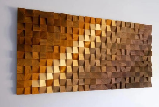 How Geometric Wooden Wall Art Transforms Modern Interiors