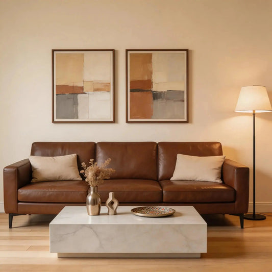 Two-Piece Wall Art Set — Modern Wooden Diptych Wall Decor | Artmeto