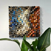 Wood Wall Art | square format 002 - Artmeto