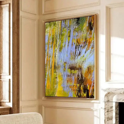 Abstract Fluid Canvas Wall Art Modern Home Decor-Artmeto Artmeto Wood wall art