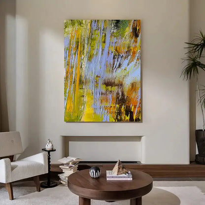 Abstract Fluid Canvas Wall Art Modern Home Decor-Artmeto Artmeto Wood wall art