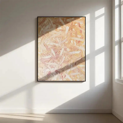Abstract Texture Painting Cream Beige Wall Art-Artmeto Artmeto Wood wall art