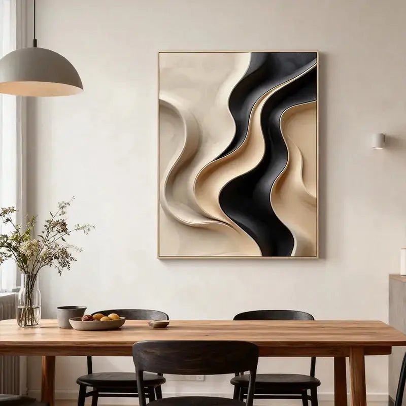 Copper Ripple Undulation 3D Relief Wall Decor Artmeto Wood wall art-2