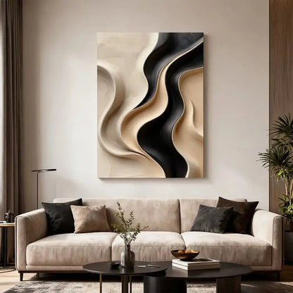 Copper Ripple Undulation 3D Relief Wall Decor Artmeto Wood wall art-1