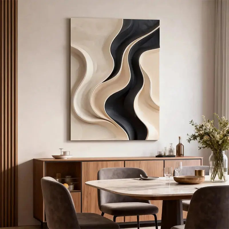 Copper Ripple Undulation 3D Relief Wall Decor Artmeto Wood wall art-6