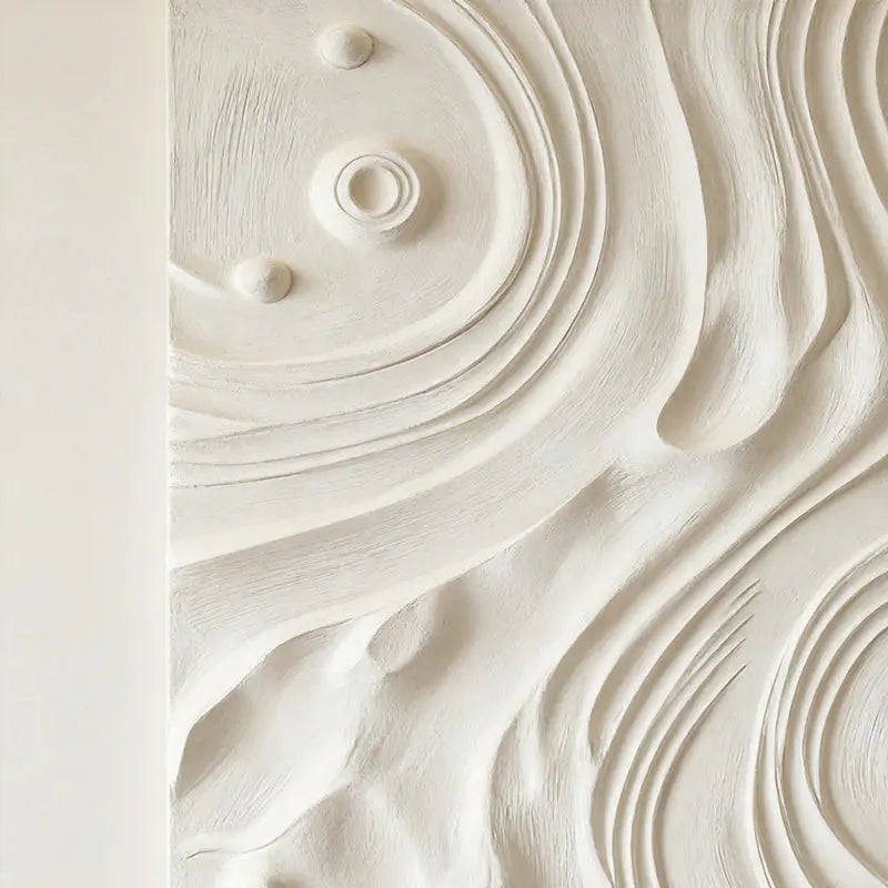 Fan Shape Gradient 3D Wood Relief Sculpture - Modern Minimalist Decor Artmeto Wood wall art-4