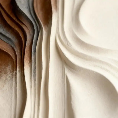 Gradient 3D Texture Relief Wall Art - Modern Home Decor Artmeto Wood wall art