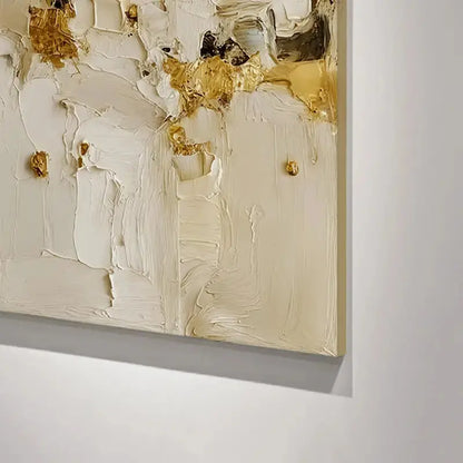 Minimalist Gold Abstract Canvas Wall Art for Modern Home Decor-Artmeto Artmeto Wood wall art