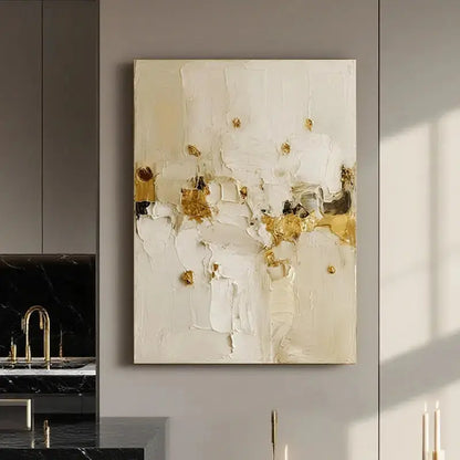 Minimalist Gold Abstract Canvas Wall Art for Modern Home Decor-Artmeto Artmeto Wood wall art