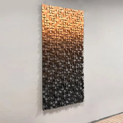 Textured Geometric Wood Wall Art Modern Abstract Decor-Artmeto Artmeto Wood wall art