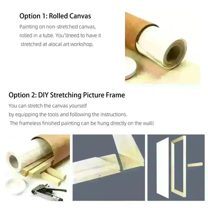 Warm Neutral Abstract Texture Canvas - Earth Tone Wall Decor - Artmeto