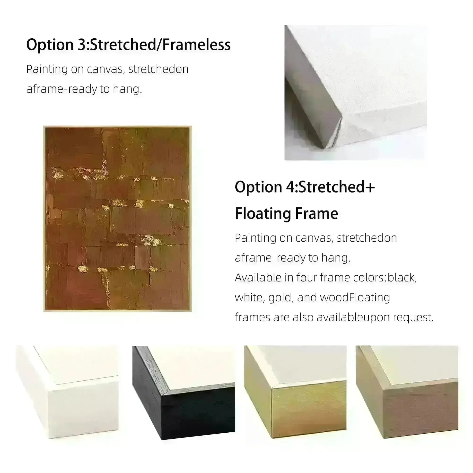 Warm Neutral Abstract Texture Canvas - Earth Tone Wall Decor - Artmeto