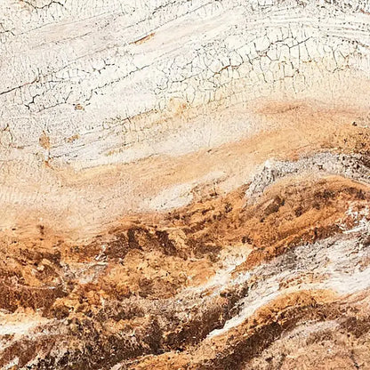 Warm Neutral Abstract Texture Canvas - Earth Tone Wall Decor - Artmeto