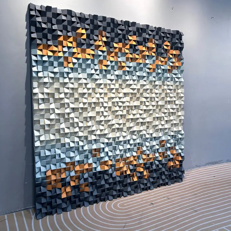 Wood Wall  Art | square format 004 Artmeto Wood wall art