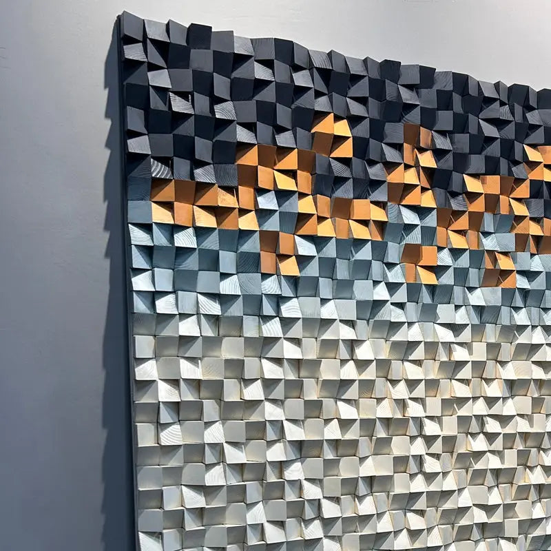 Wood Wall  Art | square format 004 Artmeto Wood wall art