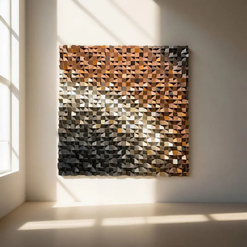 Wood Wall  Art | square format 005 Artmeto Wood wall art