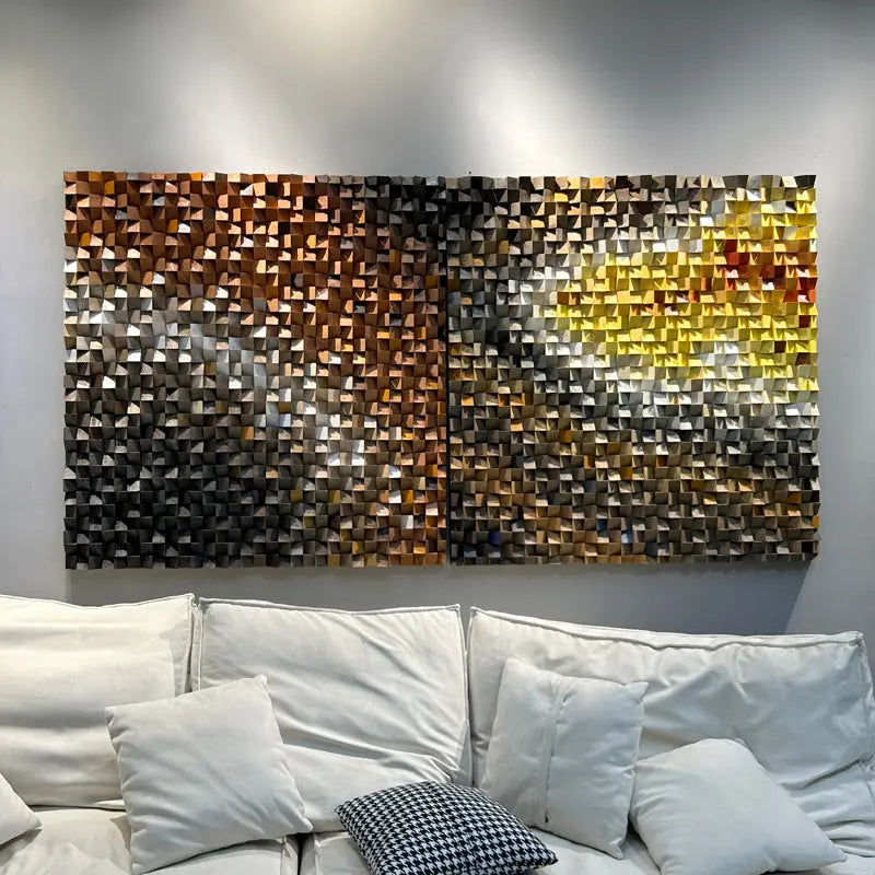 Wood Wall  Art | square format 005 Artmeto Wood wall art