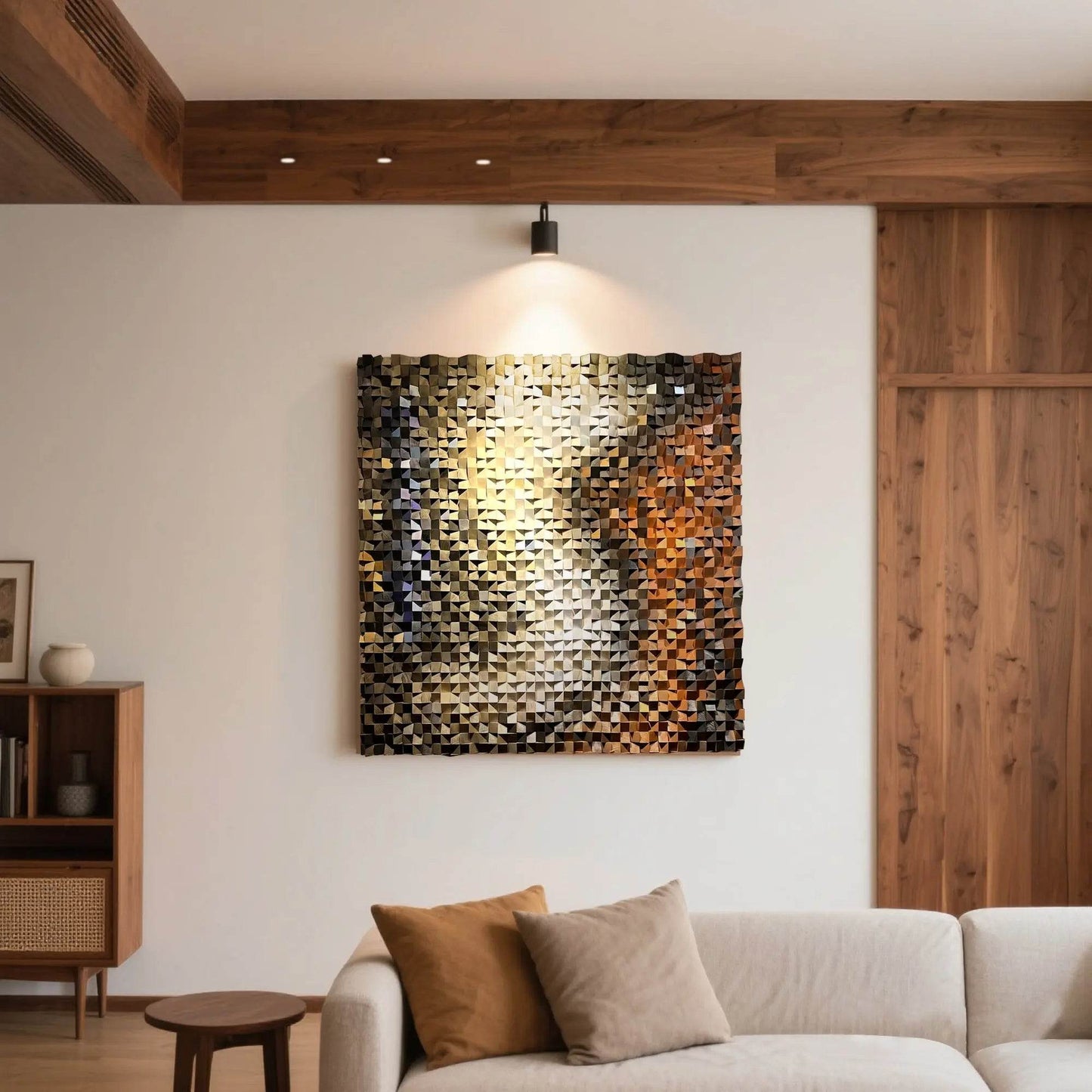 Wood Wall Art | square format 002 - Artmeto