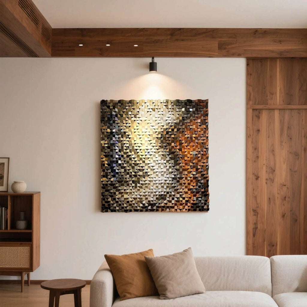 Wood Wall Art | square format 002 - Artmeto