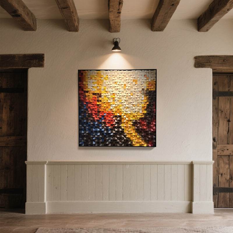 Wood Wall Art | square format - Artmeto